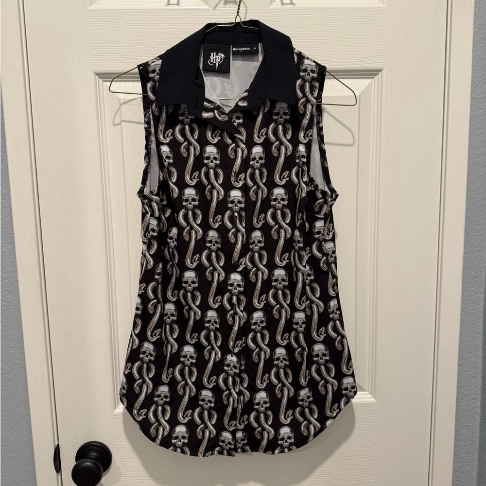 Harry Potter death eater dark mark Blackmilk business time top